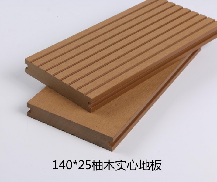 济南一代实心木塑地板